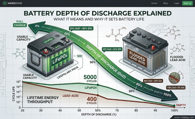 Battery Depth of Discharge