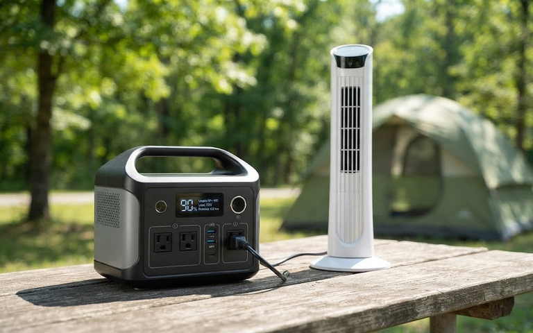How Long Can a Portable Power Station Run a Fan?