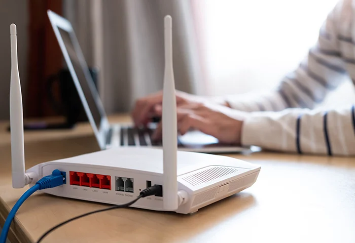 A router pulls very little continuous power, typically 5 to 20 watts, with 10 W a reasonable planning average for a standalone home router. 