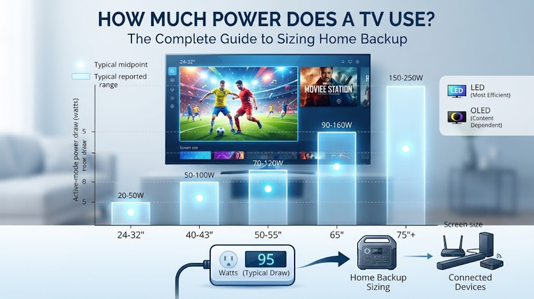 How Much Power Does a TV Use?