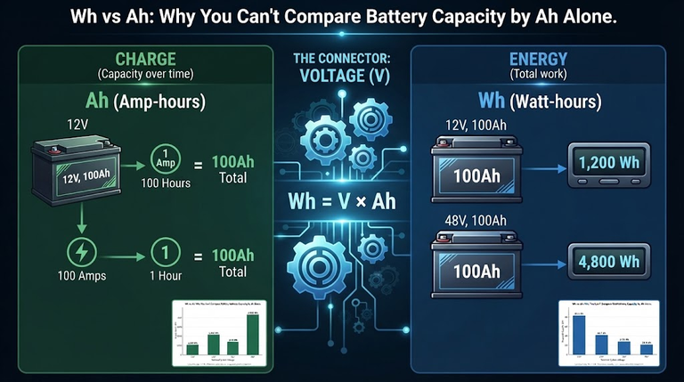Wh vs Ah: What Is the Difference?